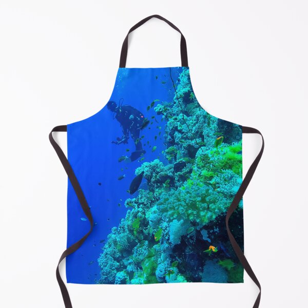 Item preview, Coral reef and scuba diver designed and sold by likbatonboot.
