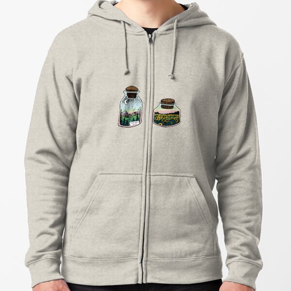 Collect Moments, Not Things Zipped Hoodie