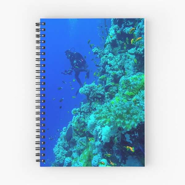 Item preview, Coral reef and scuba diver designed and sold by likbatonboot.