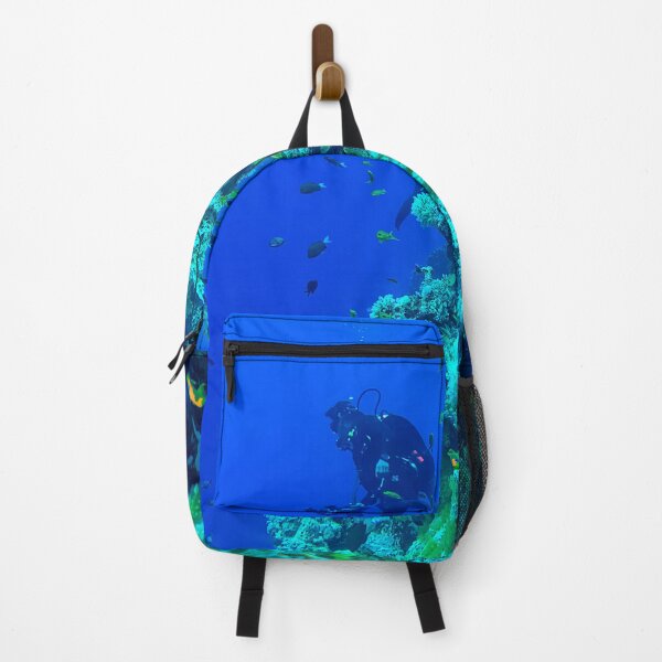 Item preview, Coral reef and scuba diver designed and sold by likbatonboot.