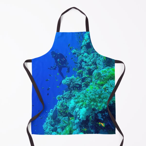 Item preview, Coral reef and scuba diver designed and sold by likbatonboot.