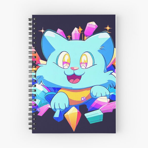 Item preview, Cosmic Cat Magical and Vibrant Print designed and sold by andypoquis.