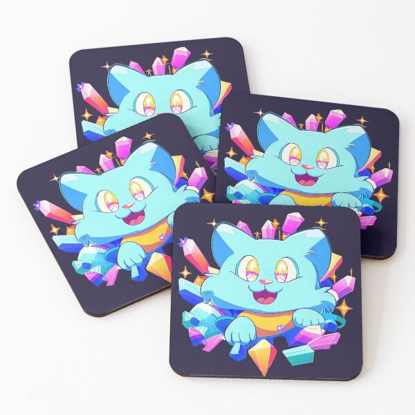 Item preview, Cosmic Cat Magical and Vibrant Print designed and sold by andypoquis.