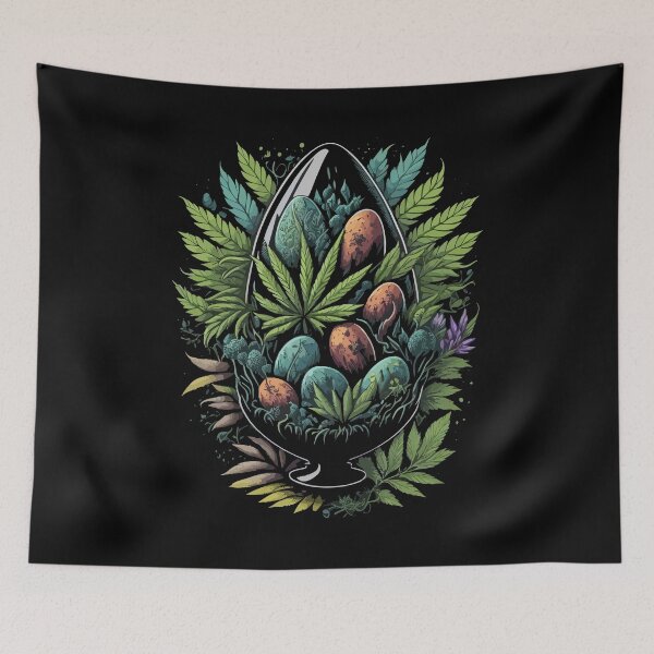 Item preview, Cannabis Easter designed and sold by ZirumsGarden.