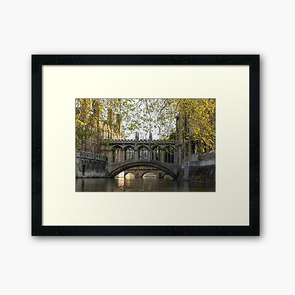 Bridge of Sighs, Cambridge, UK Framed Art Print