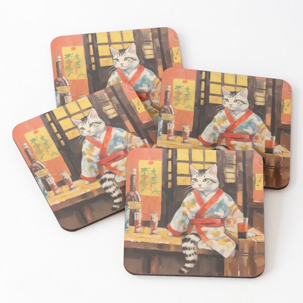 Item preview, Whiskers and Sake! designed and sold by ice1103.