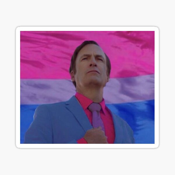 Vista previa del artículo con la obra «Derechos bisexuales de Saul Goodman», diseñado y vendido por saige161iq.