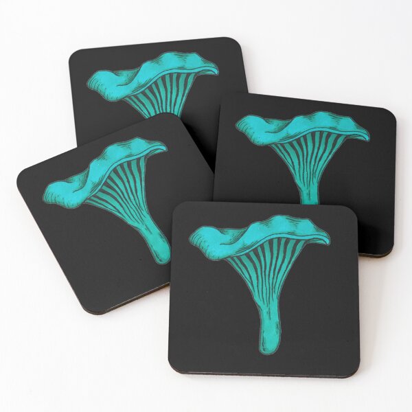 Item preview, Blue Chanterelle Mushroom designed and sold by Mvcias.
