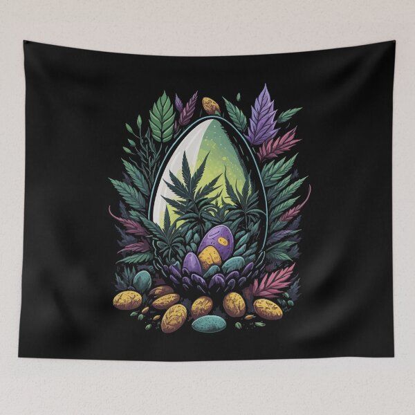 Item preview, Cannabis Easter designed and sold by ZirumsGarden.