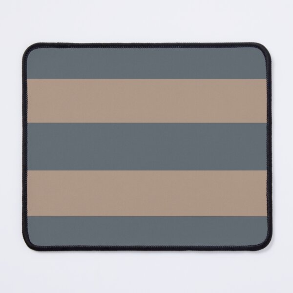 Item preview, Large SLATE GREY and WARM TAUPE Horizontal STRIPES designed and sold by RachelMacht.