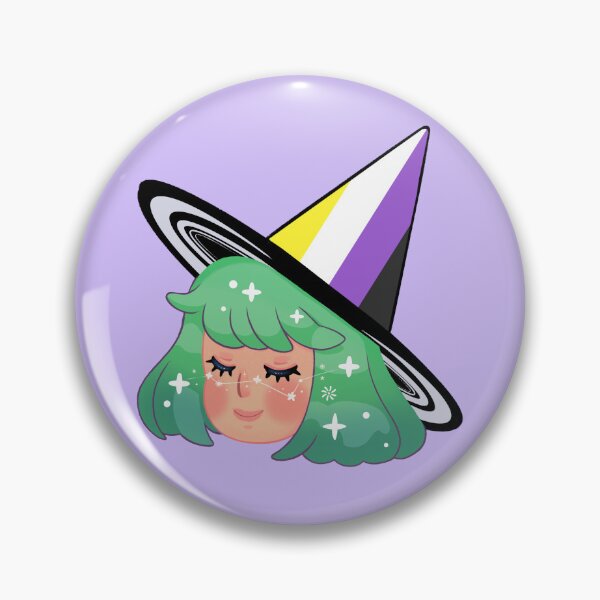 Artikelvorschau, Nonbinary Pride Witch entworfen und verkauft von Leyawa.