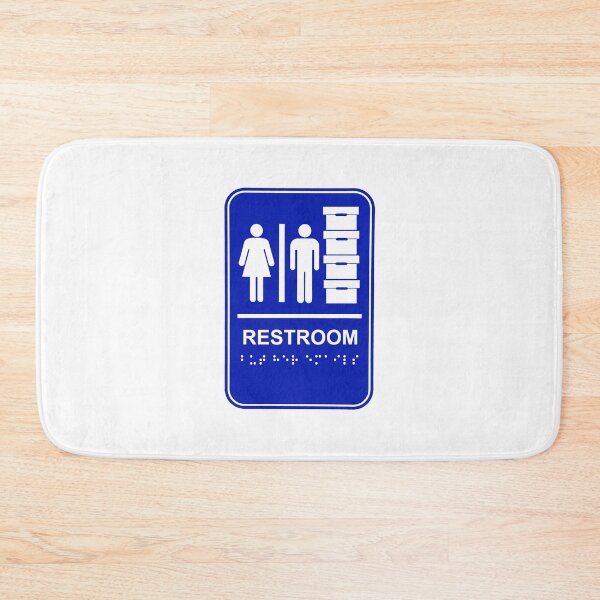 Item preview, BLUE Trump Restroom and Document Storage - BUT HER EMAILS in braille designed and sold by Thelittlelord.