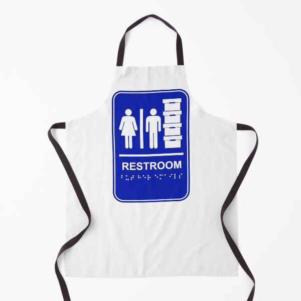 Item preview, BLUE Trump Restroom and Document Storage - BUT HER EMAILS in braille designed and sold by Thelittlelord.