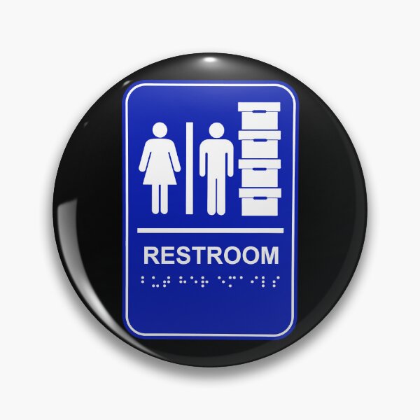 Item preview, BLUE Trump Restroom and Document Storage - BUT HER EMAILS in braille 2.0 designed and sold by Thelittlelord.