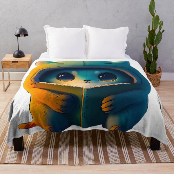 Item preview, Cozy Kitty Reading designed and sold by AtomicCityArt.