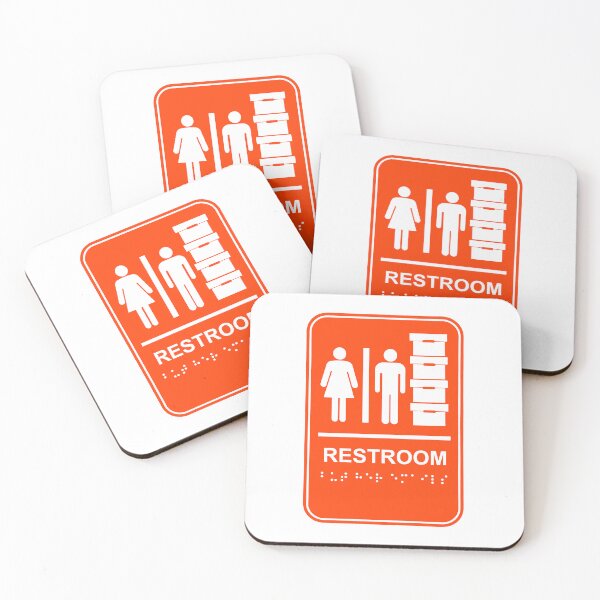 Item preview, ORANGE Trump Restroom and Document Storage - BUT HER EMAILS in braille designed and sold by Thelittlelord.
