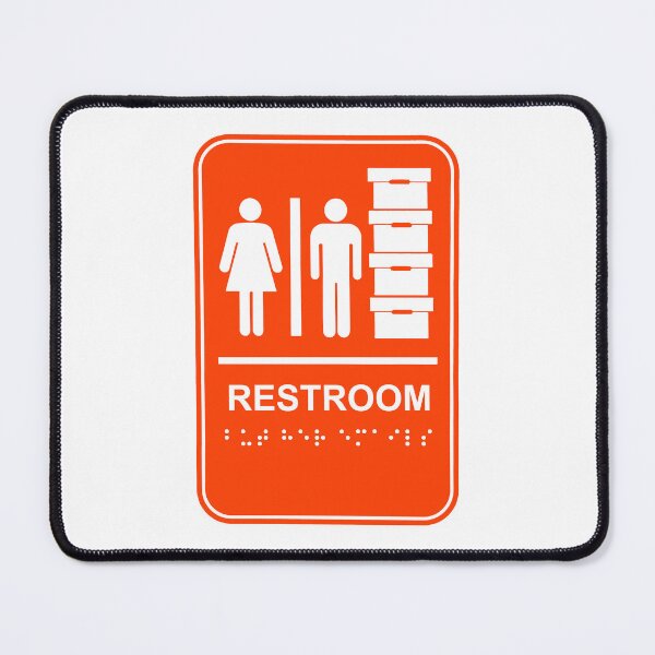 Item preview, ORANGE Trump Restroom and Document Storage - BUT HER EMAILS in braille designed and sold by Thelittlelord.