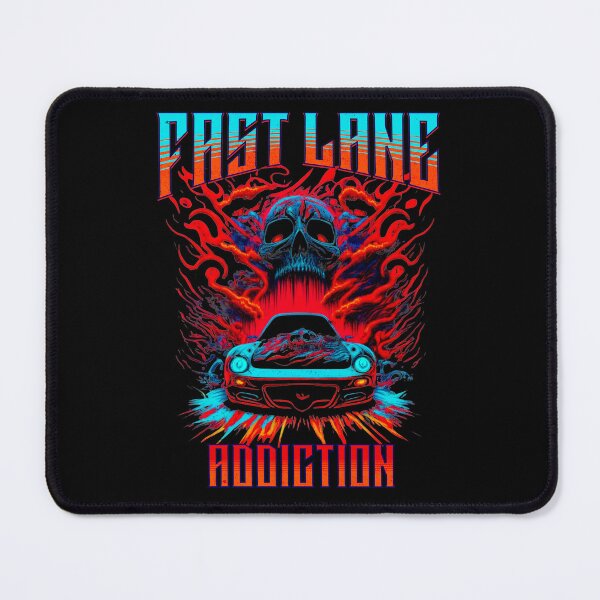 Item preview, Fast Lane Addiction Skull Racing Cars Fire Flames Street Car Car Guy Car Enthusiast Drag Racing High Octane CarFast Speed  designed and sold by CarantinedChaos.