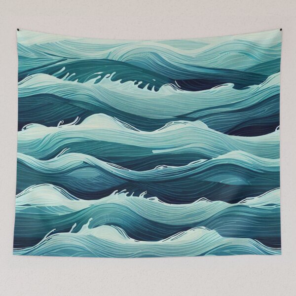 Item preview, Waves Pattern designed and sold by FlowFlex.