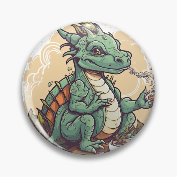 Item preview, Dragon Blaze Cannabis Clothing Dragon-Smoking Joint Tee Shirt designed and sold by DooodleGod.