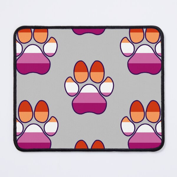 Item preview, Furry pride lesbian paw print designed and sold by Moss McPeak.