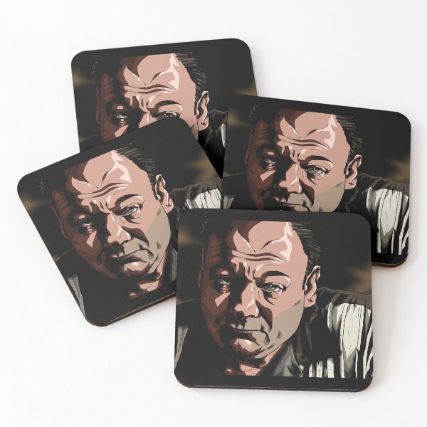 Item preview, The Sopranos "Don't Stop Believin'" Tony Soprano portrait (digital) designed and sold by Stag Art Studios.