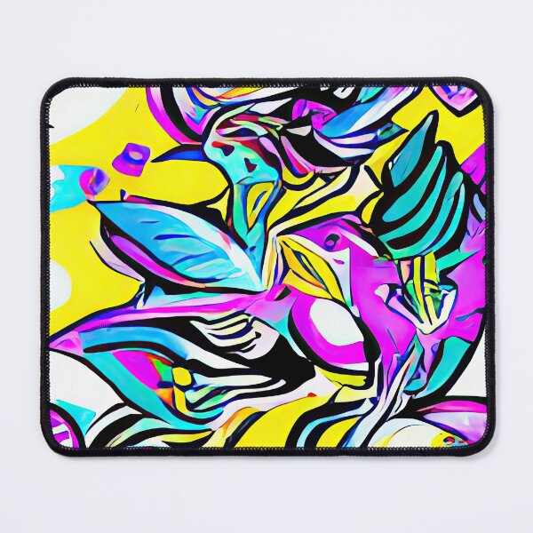 Artikelvorschau, Hummingbird, cosmic neon colorful hummingbird entworfen und verkauft von casaai.