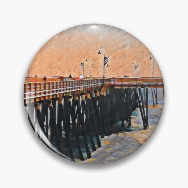 Item preview, PISMO BEACHJ WHARF designed and sold by ArtbyRolleen.