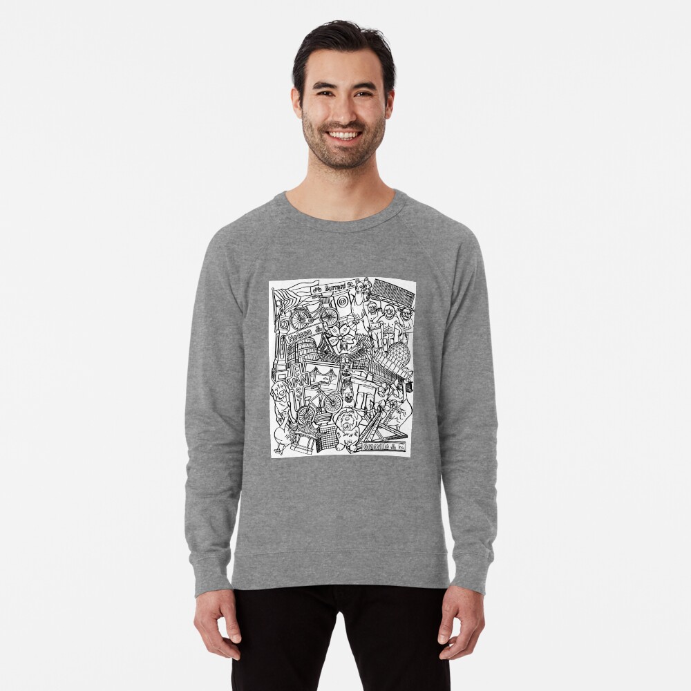 Item preview, Lightweight Sweatshirt designed and sold by chuchucolouring.