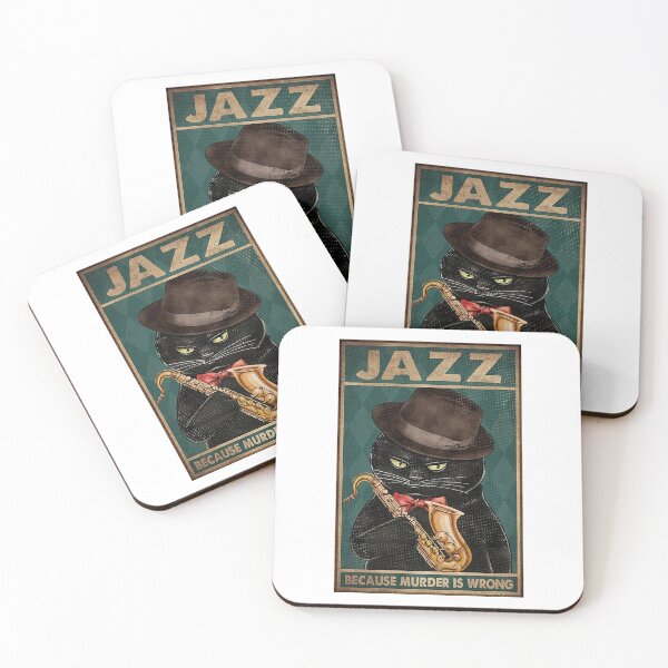 Item preview, Musician Cool Cat Saxofone Jazz designed and sold by hafugory.