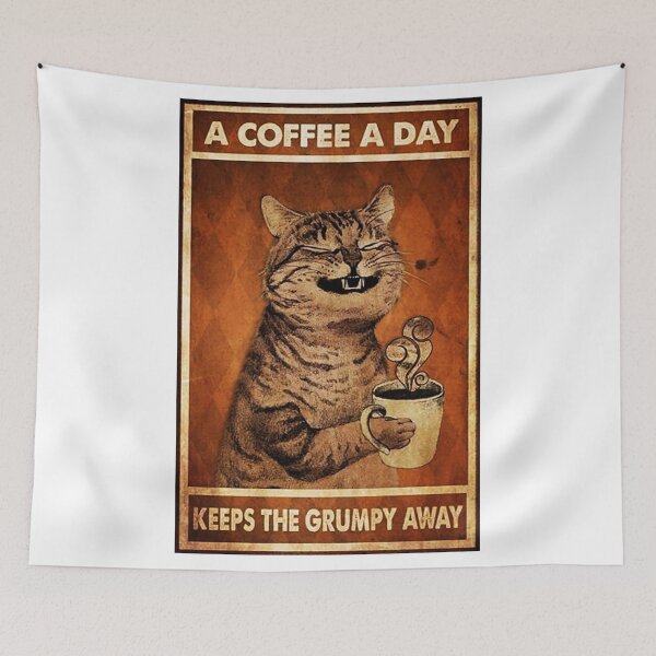 Item preview, A Coffe Day Cat Smile designed and sold by hafugory.
