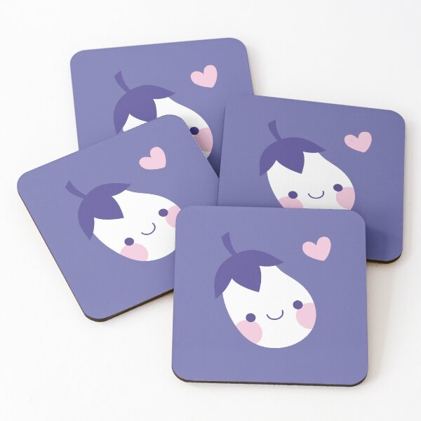 Item preview, Cute white eggplant designed and sold by Petits Pixels.