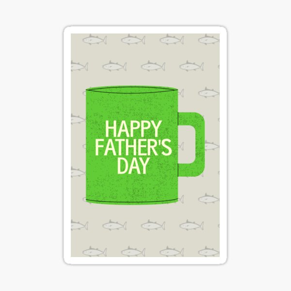 Carp Fishing Themed Fathers Day Card For Dad Grandad - Happy Father's Day