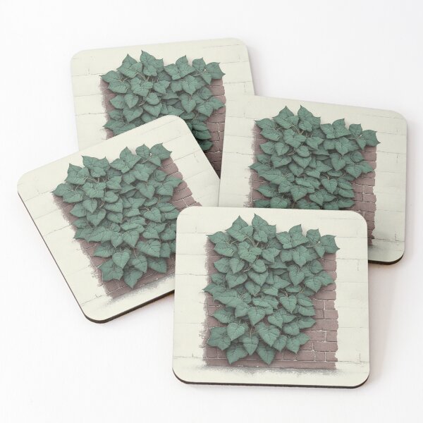 Item preview, Brick wall with ivy designed and sold by SimpleWallArt.