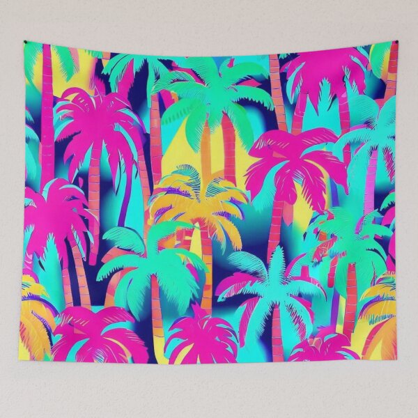 Item preview, Colorful Palm trees  designed and sold by FlowFlex.