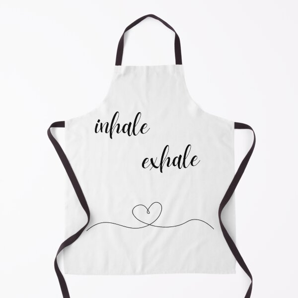 Item preview, Inhale Exhale Heart Mental Health Quote designed and sold by RueBennet.