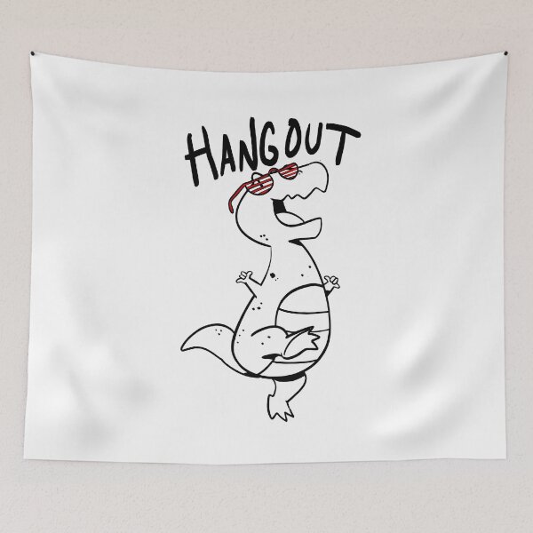 Item preview, Hangout | Funny Dinosaur | T Rex designed and sold by Cory Shenfeld.