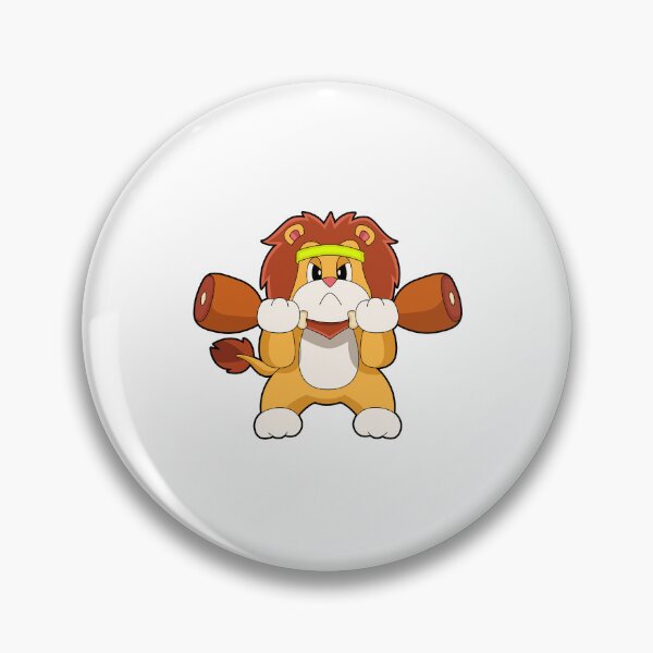 Item preview, Lion Bodybuilder Dumbbells Bodybuilding designed and sold by Snabdesign84.