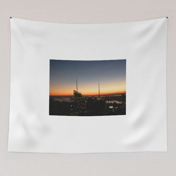 Item preview, Manhattan, New Jersey Sunset, Aerial View, New York City designed and sold by lenspiro.