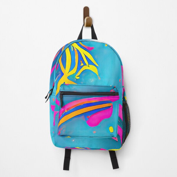 Item preview, Hummingbird, cosmic neon colorful hummingbird designed and sold by casaai.