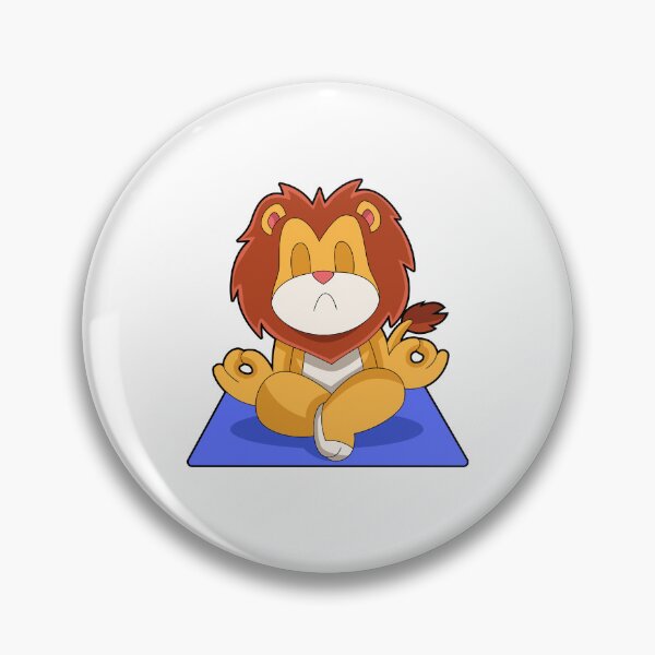 Item preview, Lion Yoga Fitness Meditation designed and sold by Snabdesign84.