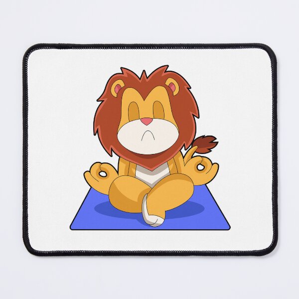 Item preview, Lion Yoga Fitness Meditation designed and sold by Snabdesign84.