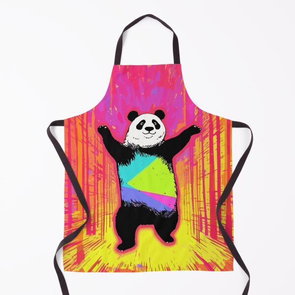 Item preview, Disco Panda Dancing in Psychedelic Forest designed and sold by TheHellSong.