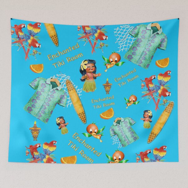 Item preview, tiki room meli melo designed and sold by rosyscrap75.