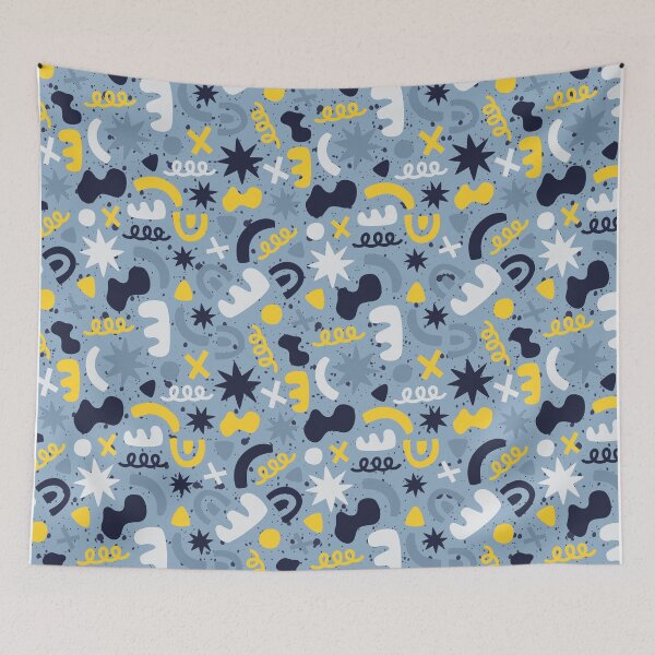 Item preview, A Squiggly Word  - Sky Blue designed and sold by MCanvasworks.