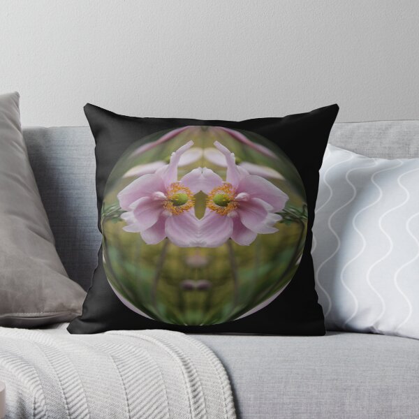 Miss Anemone Throw Pillow