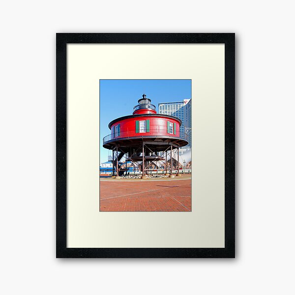 Seven Foot Light Framed Art Print