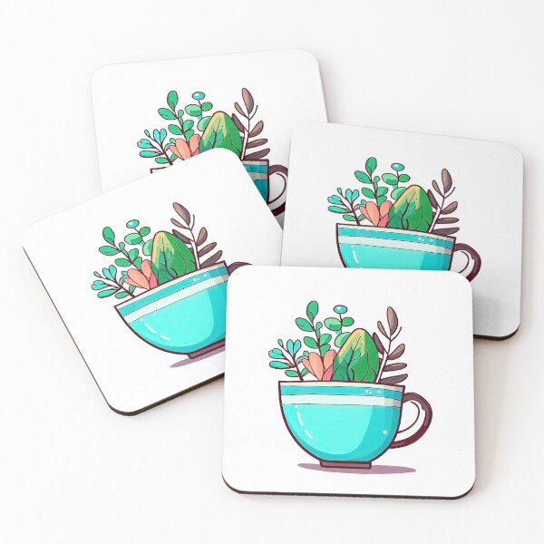 Item preview, cup with plants designed and sold by miguel-ozz.