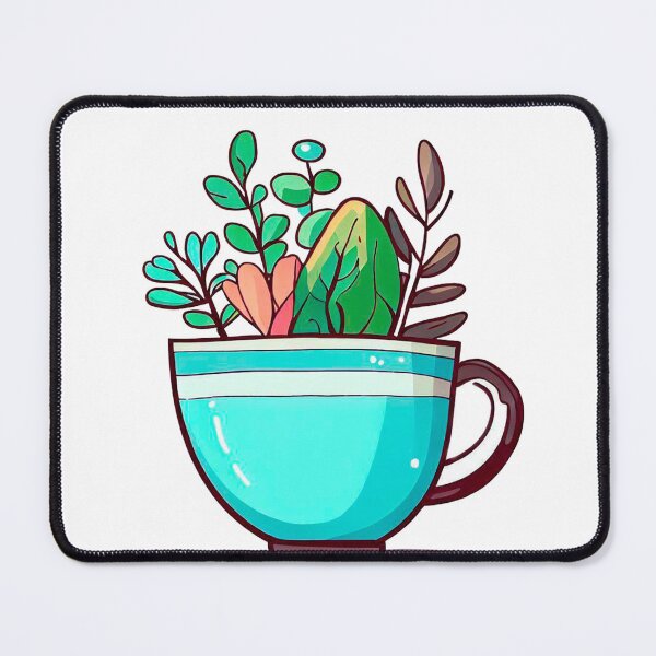 Item preview, cup with plants designed and sold by miguel-ozz.