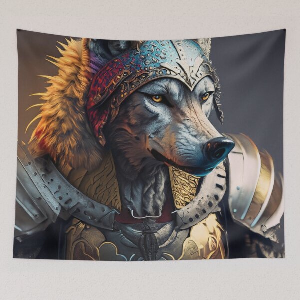 Item preview, armored wolf designed and sold by jsebouvi.